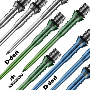 MISSION CONVERSION POINT - 26/30/34MM Grooved Mission Titan Pro Titanium Conversion Dart Points 3pcs/Pack (2BA)