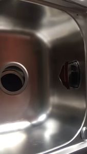 Chậu rửa chén bát INOX 304 1 hộc 42x37 kèm xả bồn rửa bát 1 hố 304 mini.