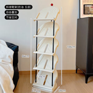 Indoor Doorway Multi-Layer Shoe Rack Dormitory under Table Indoor Entrance Door Shoe Storage Shelf Economic Plastic Material
