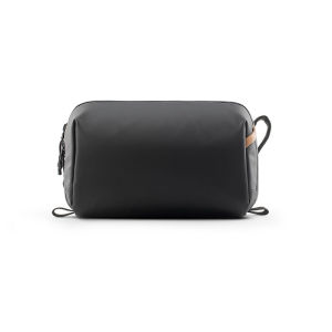 TINYAT Toiletry Bag for Men Travel Toiletries Bag Water-resistant Dopp Kit PU Leather Shaving Pouch Organizer for Accessories Cosmetic Hygiene Grooming Essentials