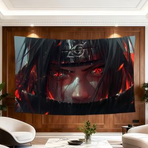 NARUTO | Cờ Trang Trí Naruto Uchiha Itachi 4 Tùy Chọn Kích Thước Thích Hợp Cho Các Bữa Tiệc Gia Đình Cắm Trại Ngoài Trời Và Tường Vườn
