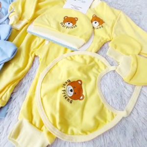 Jumper Baby Panjang SNI Merek Mulia Baby Gratis Topi dan Sarung Tangan Bayi 0-6 bulan 3-6 kg
