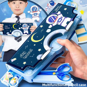 KROCC Pencil Box Cartoon Pencil Box Pencil Storage Multifunctional Stationery Storage Box Kids Gift Pencil Case for Kids Girls Boys