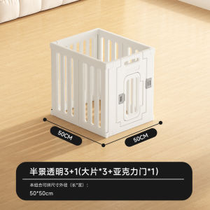 Indoor Pet Fence Dog Cage Thickened Small Medium Dogs Puppy Barrier Easy Combination Large Space Saving Design for Dogs