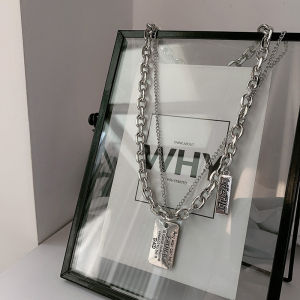 Cool Street Style Childrens Necklace for Boys Silver Length Adjustable Trendy Hip Hop Dance Necklace Kids Fashion Accessory