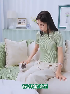 [SG In Stock]24CM Telescopic Lint Roller 78.5–120CM Adjustable Handle Detachable Short Handle Adhesive Pet Hair Remover