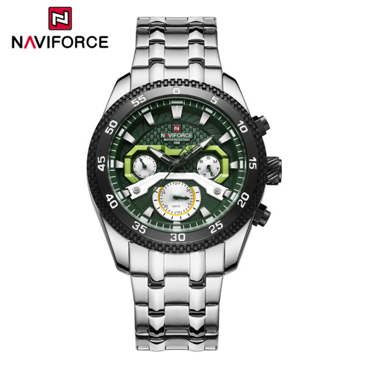 NAVIFORCE Watch for Men Waterproof 2023 Fashion Casual Stainless Steel ...