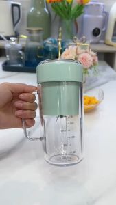BLENDER Portable Gelas + Sedotan Juicer Mini Elektrik Alat Pembuat Minuman Jus Smoothie Travel Size Rechargeable Multifungsi