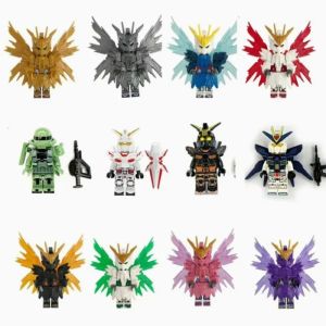 Mecha ชุดสูทมือถือ Building Block Miniature ปีกเด็กประกอบของเล่นเด็กพลาสติกของขวัญวันเกิด PARTY