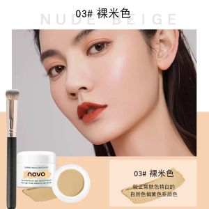 Son Che Khuyết Điểm NOVO 301 Che Phủ Lâu Trôi Mạnh Mẽ Che Phủ Các Vết Thâm Da Khô Mụn Vết Thâm Do Thức Ăn Túi Mắt