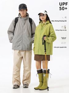MiiOW | Áo chống nắng ngoài trời mùa hè mới 2025 dành cho nam và nữ Áo chống tia UV chuyên nghiệp Áo khoác ngoài bằng nylon có mũ trùm đầu