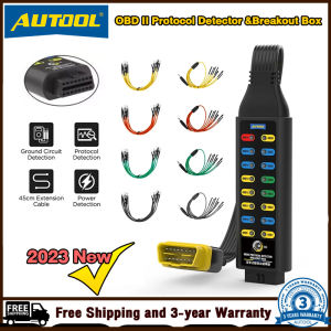 AUTOOL OBD2 Protocol Detector Breakout Box Diagnostic Connector Detector