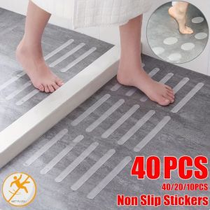 6/12/24/36/40 Pcs Anti Slip Strips Shower Stickers Colored Non Slip Bath Safety Strips for Bathtub Shower Stairs Floor