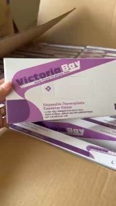 (Loại 1 - dai) Hộp 100 Găng tay  chất TPE siêu dai VICTORY BAY