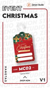 Hang Tag Natal Christmas Hangtag Kartu Ucapan Xmas Parcel Ver 1