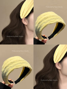rosci | Wide Yellow Fashionable Headband