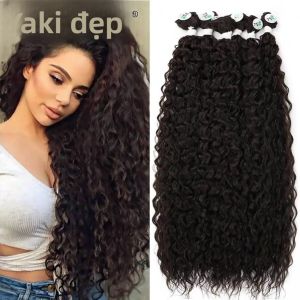 Tóc Nối Dài Xoăn Rối Tự Nhiên Kiểu Jerry Anjo Plus Chất Liệu Tơ Tằm Hữu Cơ Cao Cấp Kiểu Sóng Nước