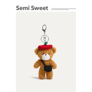 Bear Plush Doll Keychain Decorative Bag Accessory
