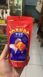 Pakan Ikan Hias / Makanan Ikan Hias Sakura Kemasan Pabrik 100Gram
