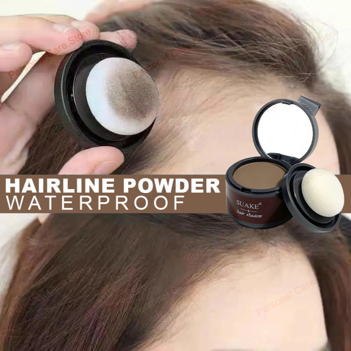 Hair Shadow Powder Waterproof Quickly Concealer Hairline Filling Powder Hair Root White Hair Concealer Powder