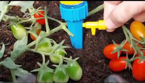 Alat Siram Tanaman Otomatis PVC Sistem Tetes Air Drip Dripper Irigasi Kebun 13.3x3.3cm