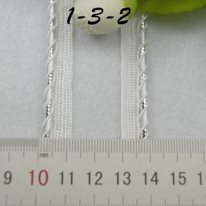 5m/16.4ft each pack Clothing Accessories lace trims 1cm Wide White curve Fabric Dress HandMade hat sewing DIY crafts decoration