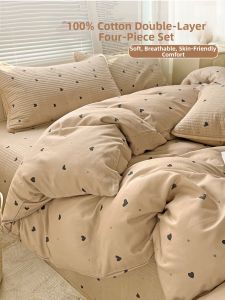Kiss Dear | Premium Double Gauze Cotton Bedding Set