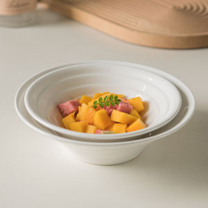 Bát Tròn Cỡ Lớn Màu Trắng Nguyên Chất Phong Cách Nhật Bản Bát Đựng Súp Bát Đựng Salad Bát Đựng Mì Bát Đựng Cơm Súp Bát Đựng Súp