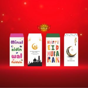 10 Amplop Lebaran Panjang / Angpau Idulfitri