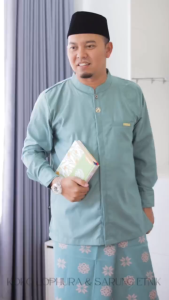 Koko Pria Lophura by Wanoja Lengan Panjang dan Pendek Bahan Toyobo Silk Bordir