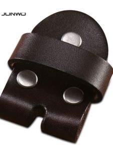Genuine Leather Belt Buckle Head Layer Cowhide No Head Waist Belt Connector Casual Style for Men Boy Youth Middle Age Old