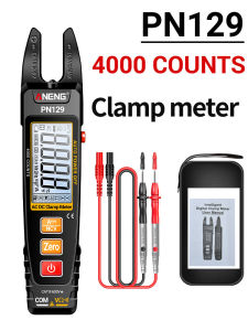 Digital U-Clamp Meter ANENG PN129 Ammeter 100A AC/DC 600V NCV Induction Auto-Ranging Multimeter 4000 counts DIY Electrician Tool
