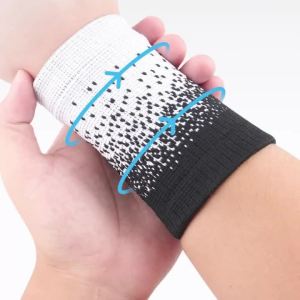1PC Sports Bracer Wrist Anti-Sprain Fitness Sheath Mens and Womens Tennis Badminton Basketball Sweat Wrist Cover