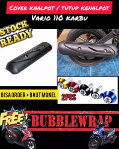 Cover Knalpot VARIO OLD CARBU 2010 / VARIO 110 KARBU / VARIO TEKNO CARBU / Vario 110 OLD / 110 Tameng Cover Pelindung knalpot