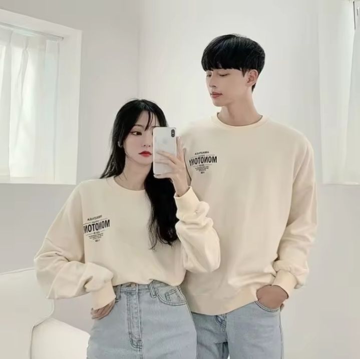 Sweater couple outlet lazada