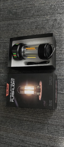 9-LED Outdoor Flashlight Dual-switch design Portable Lampu Suluh Battery Level Waterproof USB Charge for Camping/Hiking COB Side Light COB Lampu Kem Lampu Suluh Gantung / Camp Light Torch Hold Solar Charge USB Charge Tent Light Outdoor Lampu Khemah 