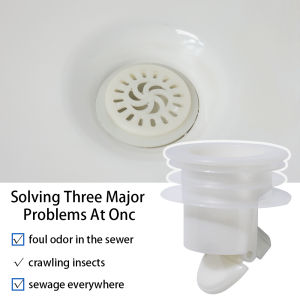 Silicone Sewer Seal Ring Anti-smell Floor Drain Core Drain Cap Water Plug Trap Filter Kitchen Bathroom Tool