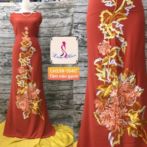 Vải áo dài thêu cao cấp modell LH239