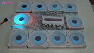 Bộ Hub Coolmoon MC10 Dùng Cho Fan Led ARGB Có Điều Tốc PWM - Hiệu Ứng Led Đuổi