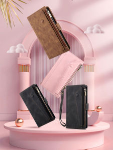 Wallet Flip Leather Case For OPPO FIND X8 PRO / FINDX8 Mobile Phone Case For Rope Luxury Zipper Cover Smartphone Android Casing