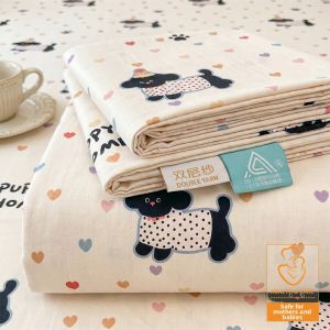 KAMONI | Summer Dual Layer Sheet Set Non-Pure Cotton For 1.5m Bed Single Pillowcase
