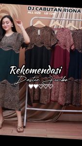Daster Batik Jumbo LD 120 // Motif Terbaru Busui Friendly Kancing Depan //  Santung Rayon lembut nyaman di pakai // Pakaian Wanita sehari - hari // Gaun tidur // Bisa COD
