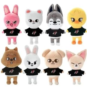 *kzoo ของเล่นตุ๊กตา Stray เด็กการ์ตูนตุ๊กตาสัตว์ Plushies ตุ๊กตา Kawaii ตัวอักษรตุ๊กตา Plush Companion สําหรับเด็กผู้ใหญ่แฟน