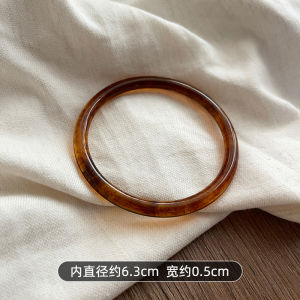 Korean Style Asymmetrical Resin Simple Bracelet Bracelet Female New Arrival Twin Bracelet Fancy Bracelet Niche Design Bracelet
