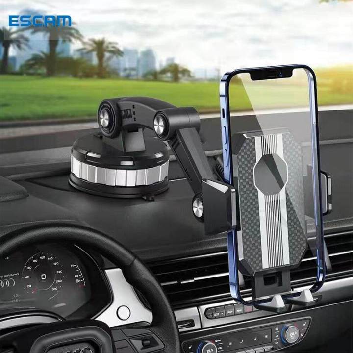 【Manila Stock】ESCAM Car Phone Holder Heavy Duty Dashboard Bracket Car