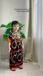 Noby Collection Setelan Celana Anak Perempuan Bahan Rayon Viscose Sultan Viral 2025 Outfit Harian Nyaman Stylish Fashion Untuk Kegiatan Sehari-hari