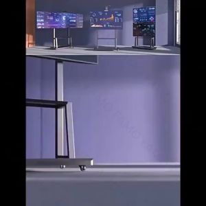 TV ขนาด 32-55-75 นิ้ว ขายึดโทรทัศน์ ขาตั้งทีวี มีล้อเคลื่อนย้าย