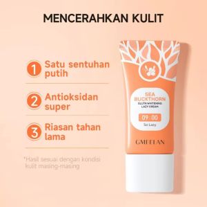 GMEELAN Krim Wajah Moisturizer 30g Niacinamide Gluta Lazy Cream Pelembab Wajah BPOM. NU BEAUTY
