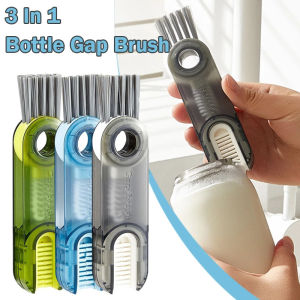 U-Shaped Cup Mouth Cleaning Brush Feeding Bottle Vacuum Cup 3 In 1 Groove Gap Rotatable Cup Lip Rim Cleaning Brush