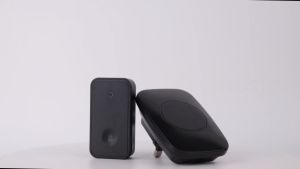 Contains Battery CACAZI A10 Wireless Doorbell US Plug 60 Chime 300M Smart Home AC 100-240V for Home Security Office